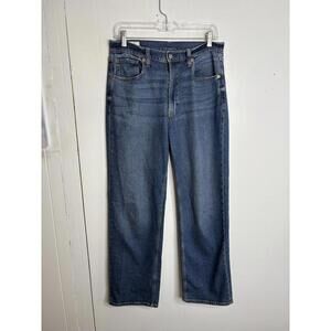 Gap Jeans Womens 28 6 90s Loose High Rise Mid Wash Modest Casual Modern Office